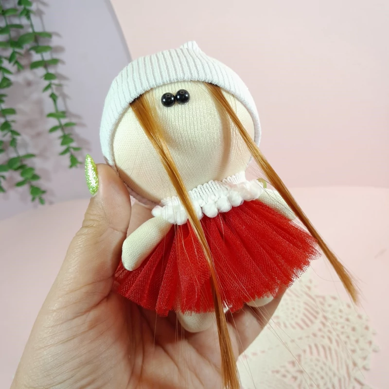 عروسک روسی دامن توری قد14سانت