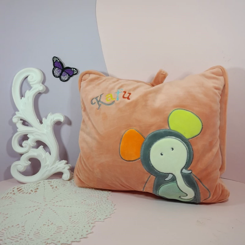 پتو بالشی مخملی سفری مناسب سیسمونی